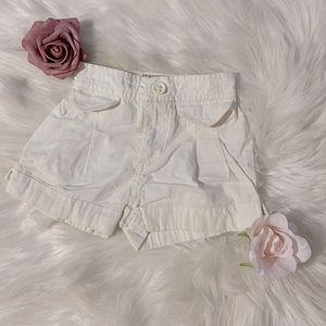 ✨Old Navy 6-12 Months White Cuffed Shorts✨
